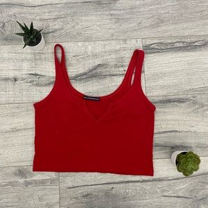 Vibrant red Brandy Melville top